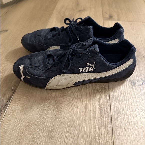 Men’s Puma Blue Suede driving shoes, speedcats , size 12 - Picture 3 of 7